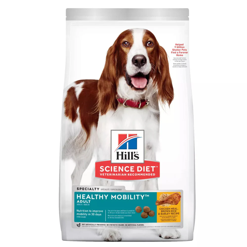SCIENCE DIET HILL'S, Healthy Mobility, Nourriture sèche, Adulte, Toutes races, Poulet, Pour chien, 30lb